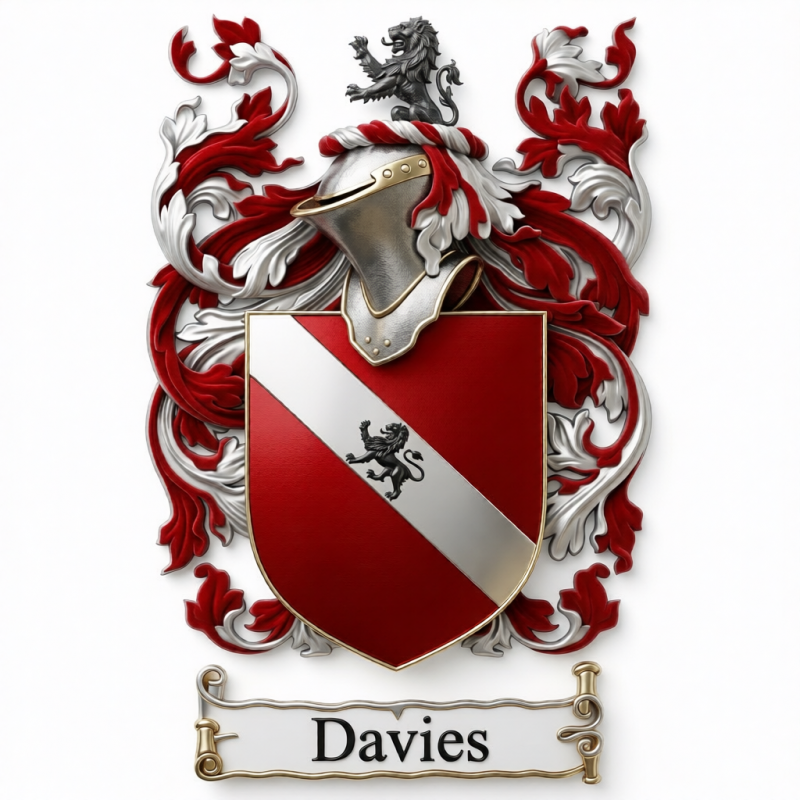 Davies Family Crest - 1
