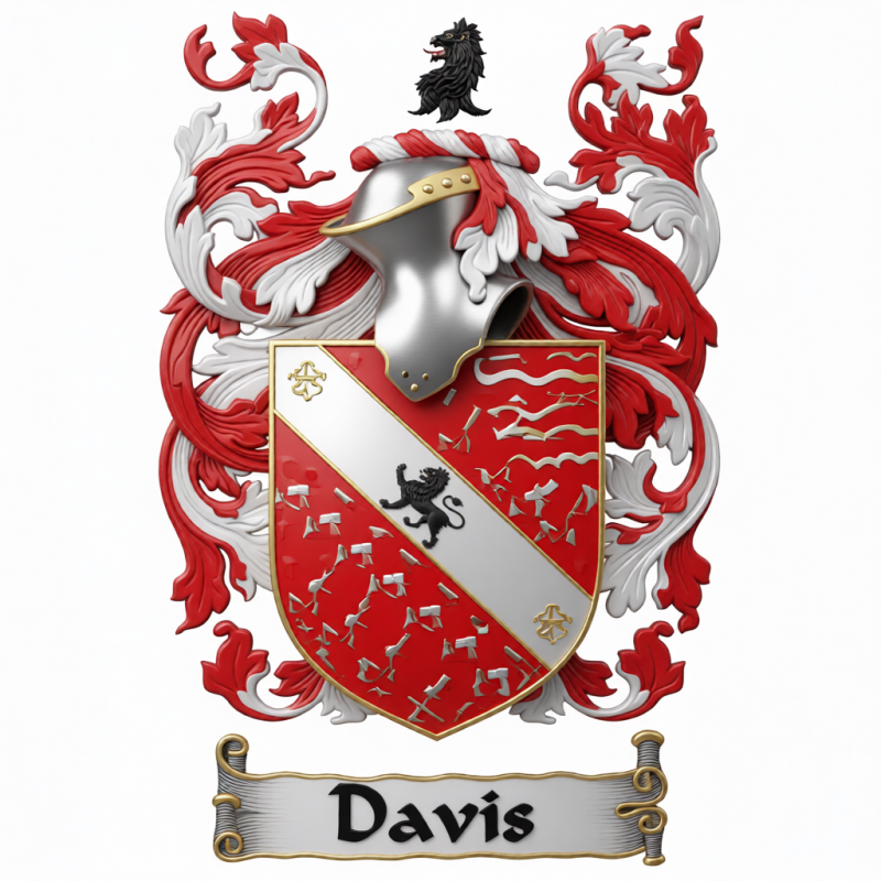 Davis Family Crest - 2

