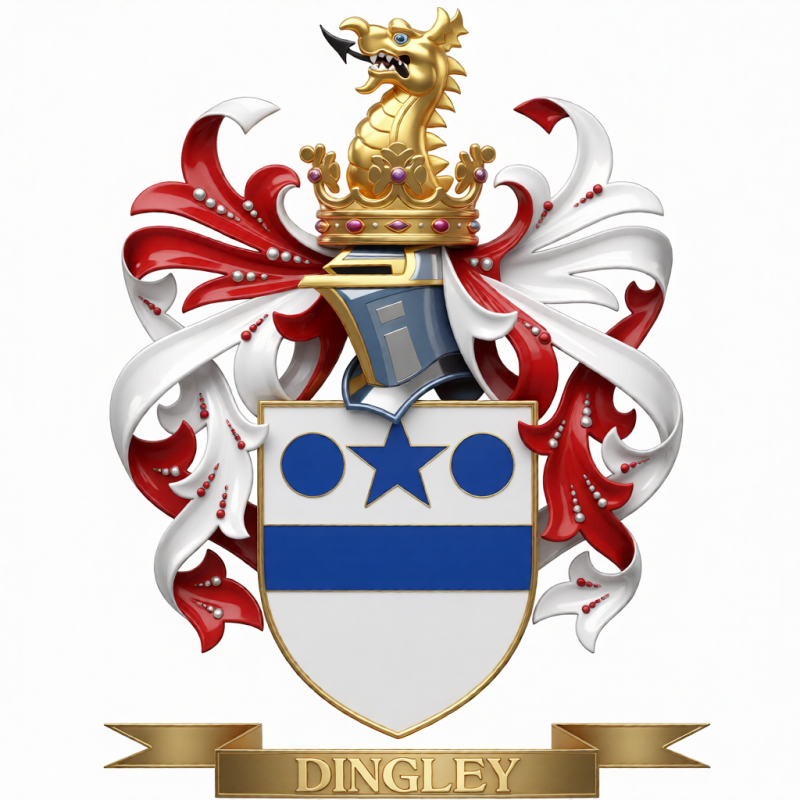 Dingley Family Crest - 1
