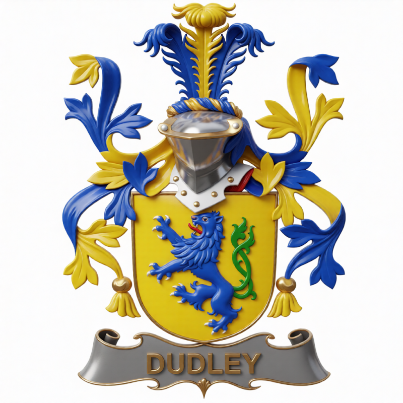 Dudley Family Crest - 1
