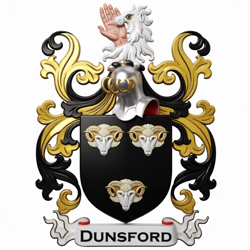 Dunsford Family Crest - 2
