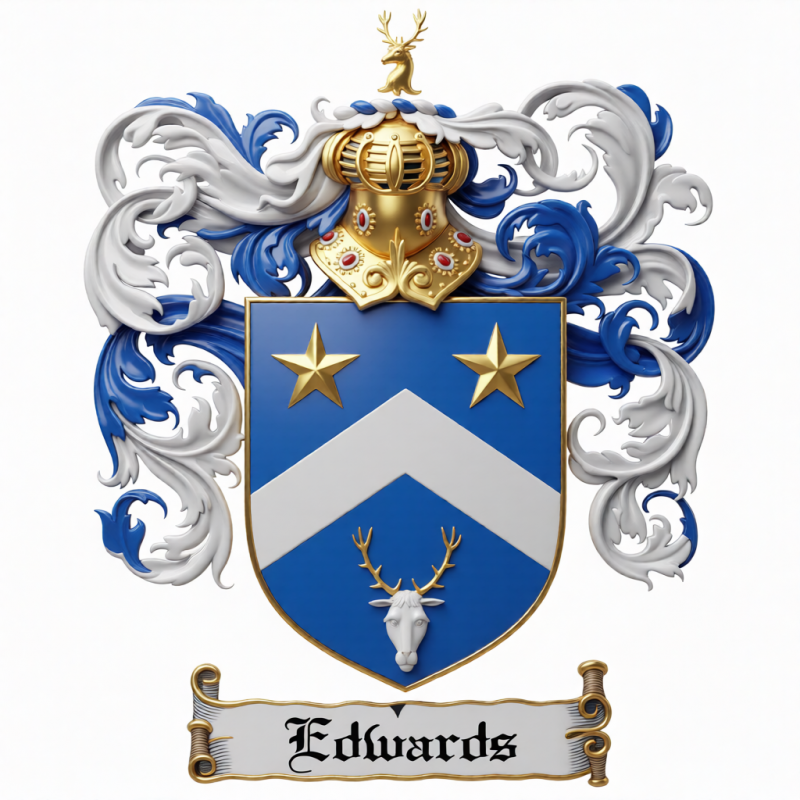 Edwards Family Crest - 3
