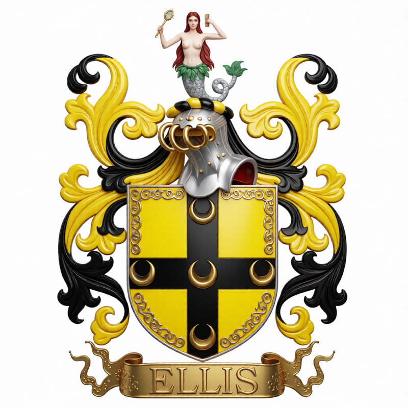 Ellis Family Crest - 2
