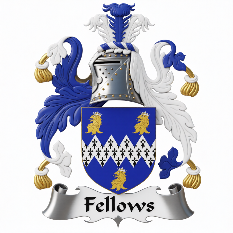 Fellows Family Crest - 3
