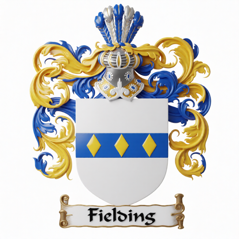 Fielding Family Crest - 4
