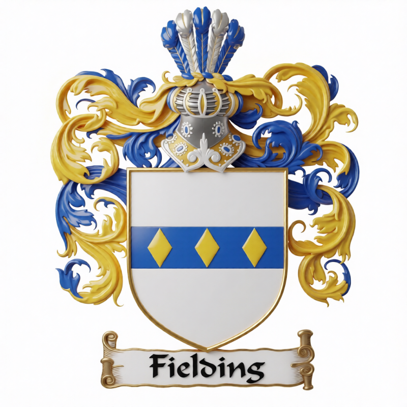 Fielding Family Crest - 5
