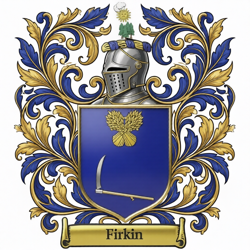 Firkin Family Crest - 0
