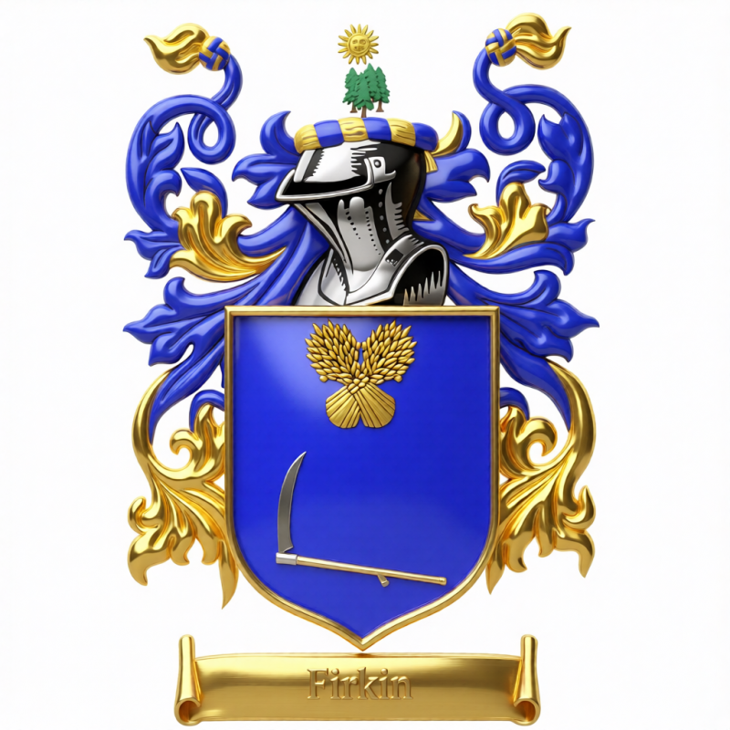 Firkin Family Crest - 1
