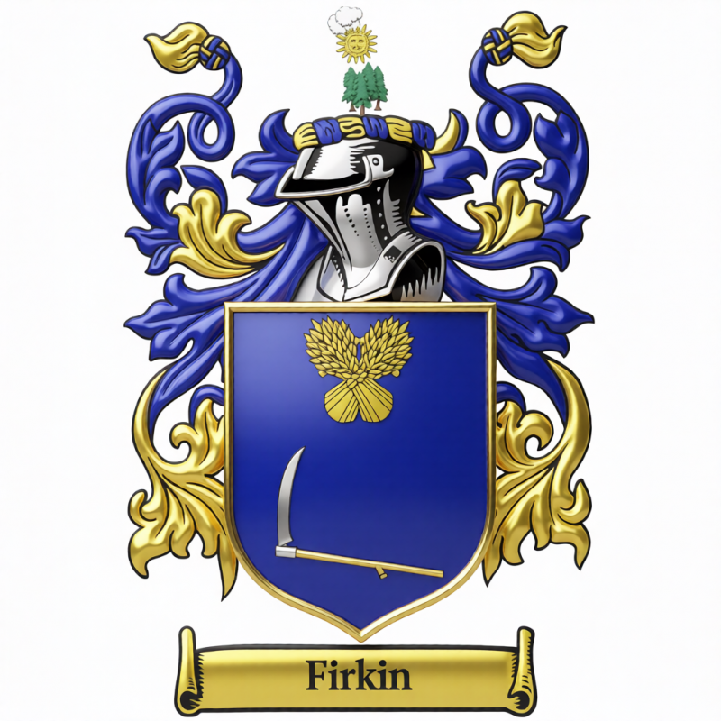 Firkin Family Crest - 2
