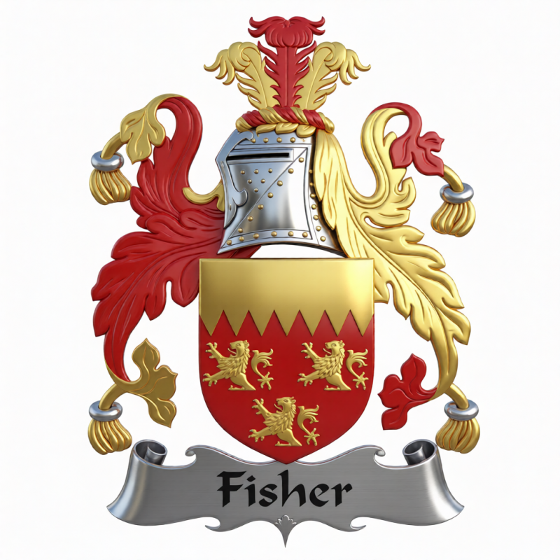 Fisher Family Crest - 1

