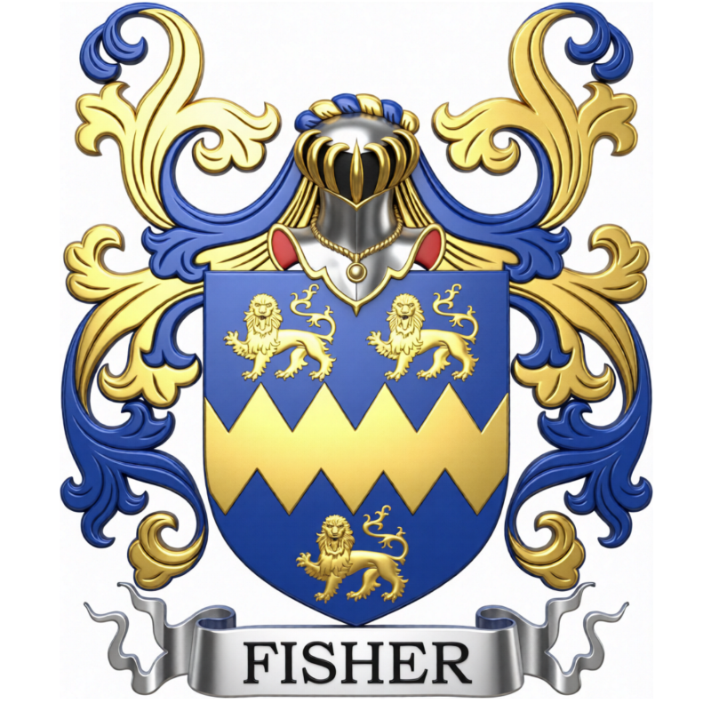 Fisher Family Crest - 5
