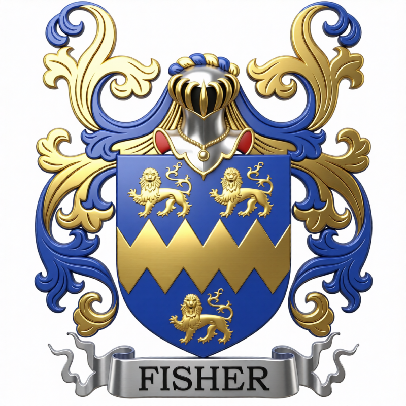 Fisher Family Crest - 6
