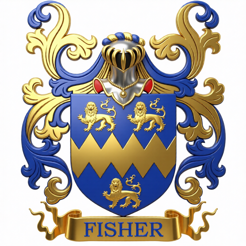 Fisher Family Crest - 8
