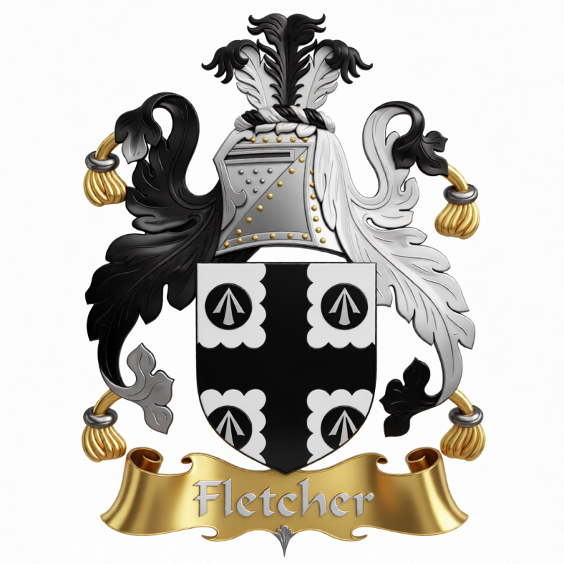 Fletcher Family Crest - 1

