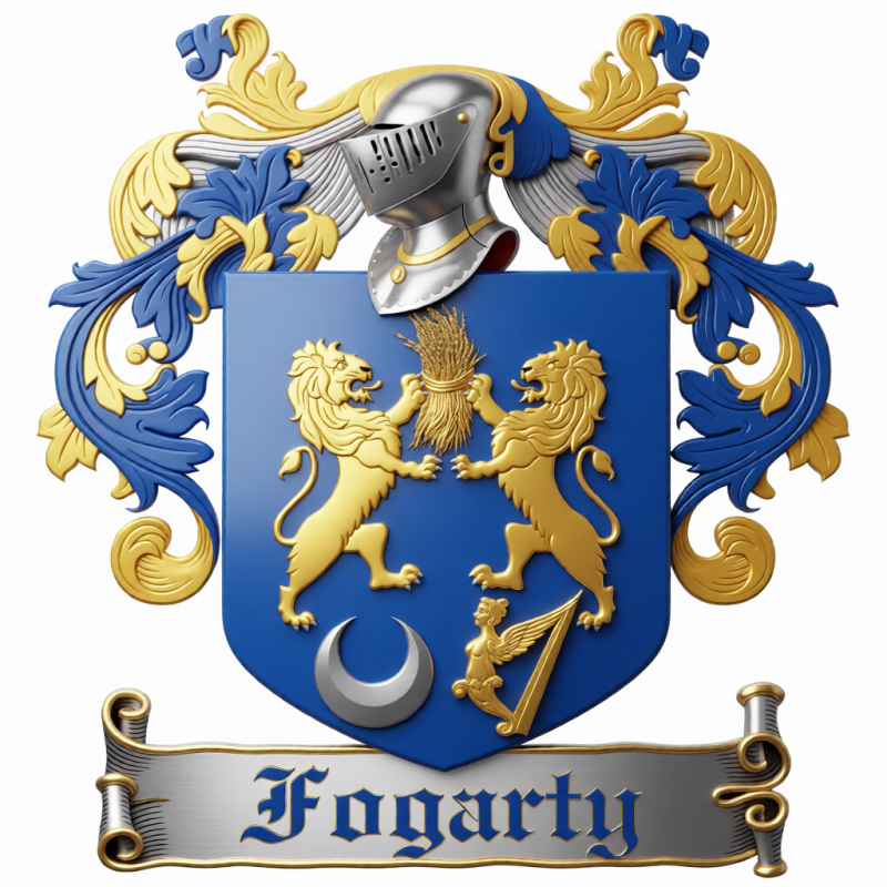 Fogarty Family Crest - 1
