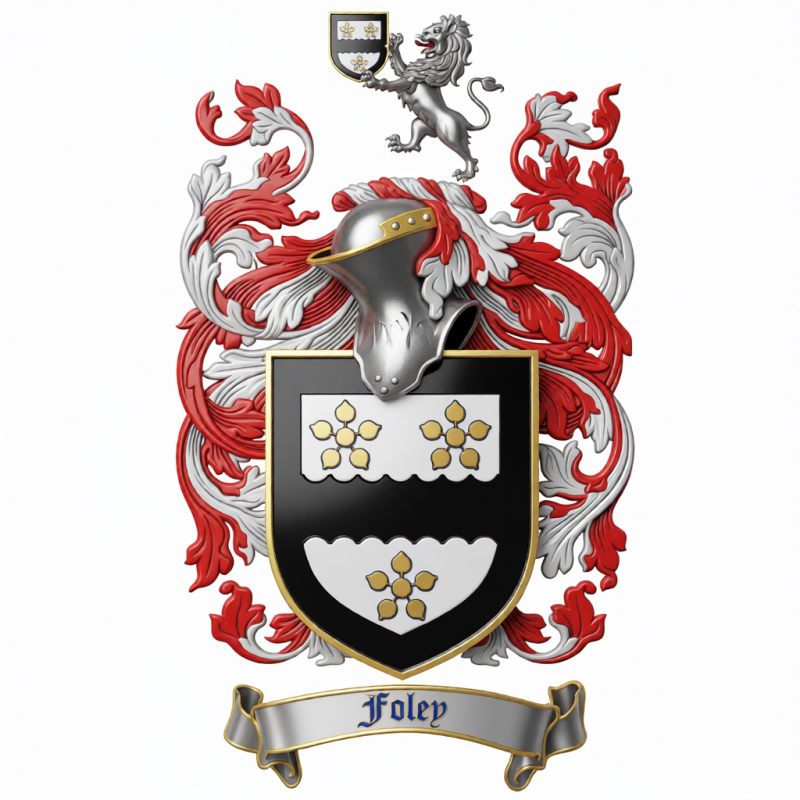 Foley Family Crest - 1
