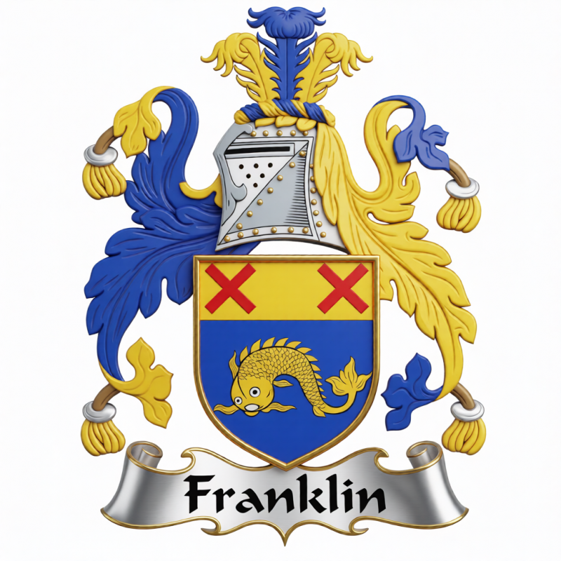 Franklin Family Crest - 5

