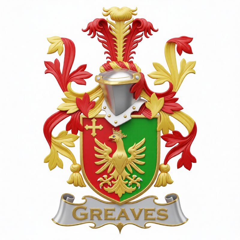 Greaves Family Crest - 6
