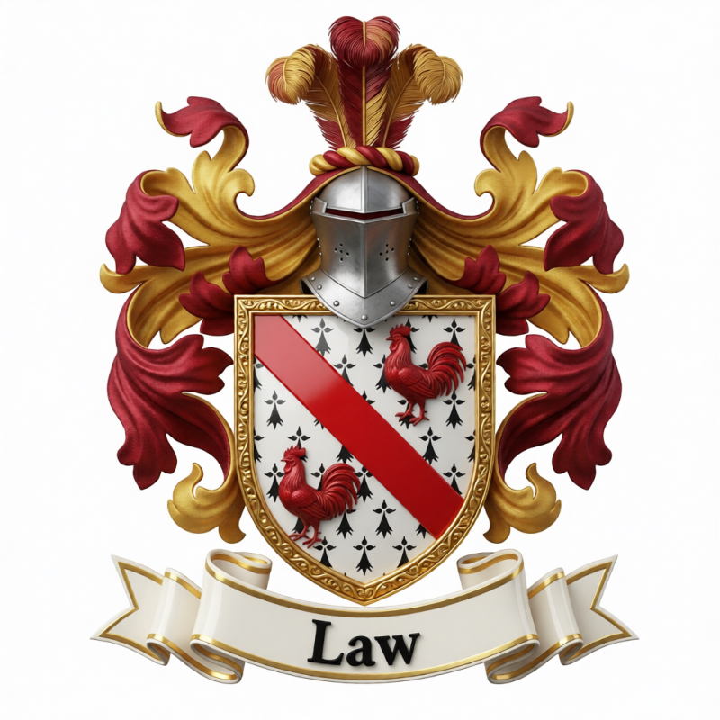 Law Family Crest - 10
