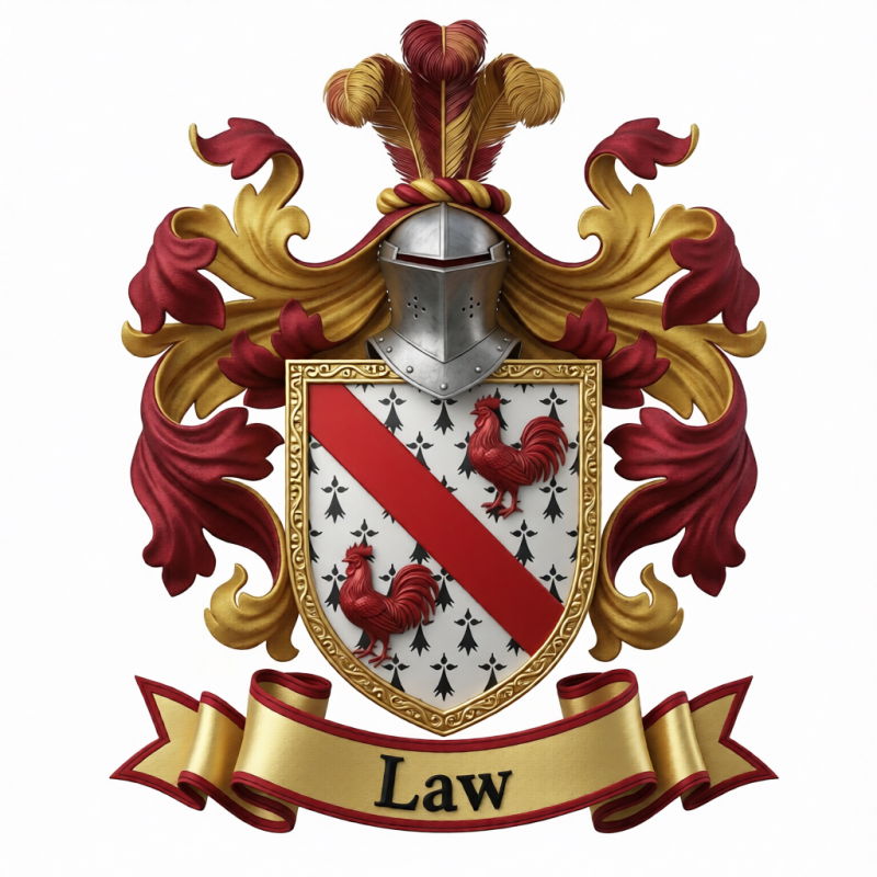 Law Family Crest - 12
