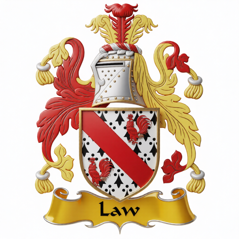 Law Family Crest - 2

