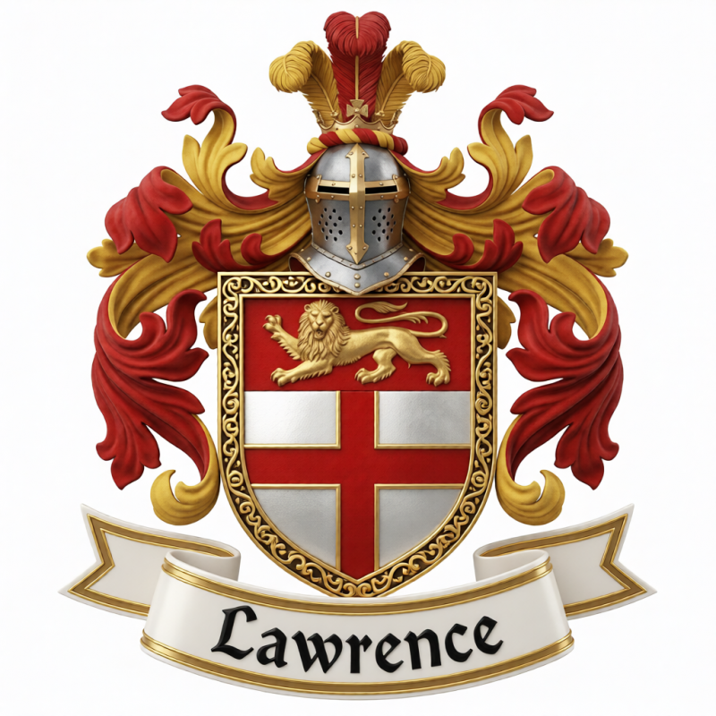 Lawrence Family Crest - 1
