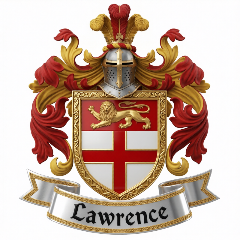 Lawrence Family Crest - 3
