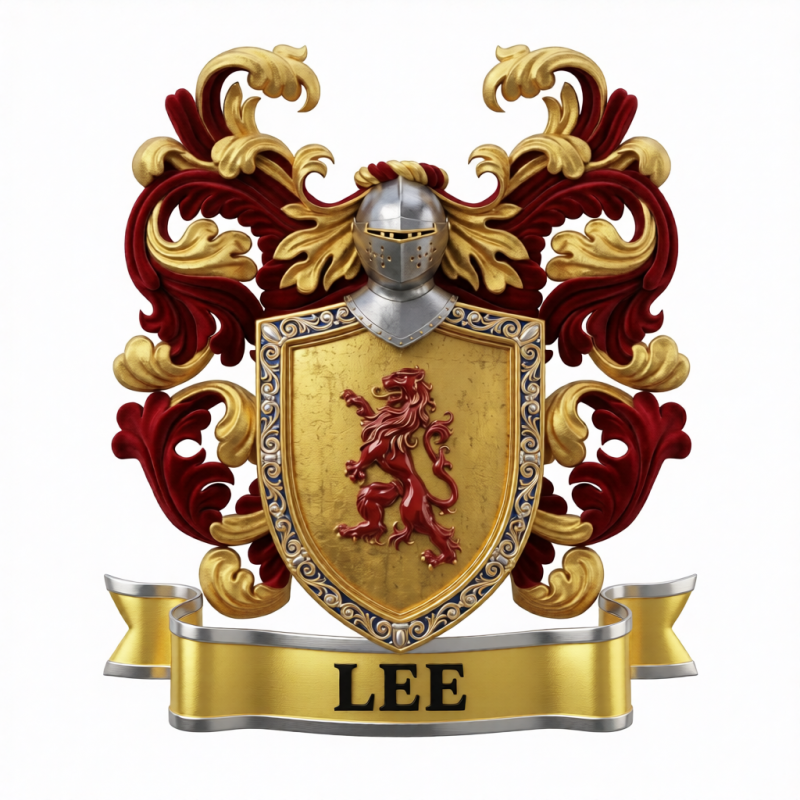 Lee Family Crest - 5
