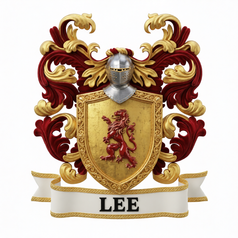 Lee Family Crest - 6
