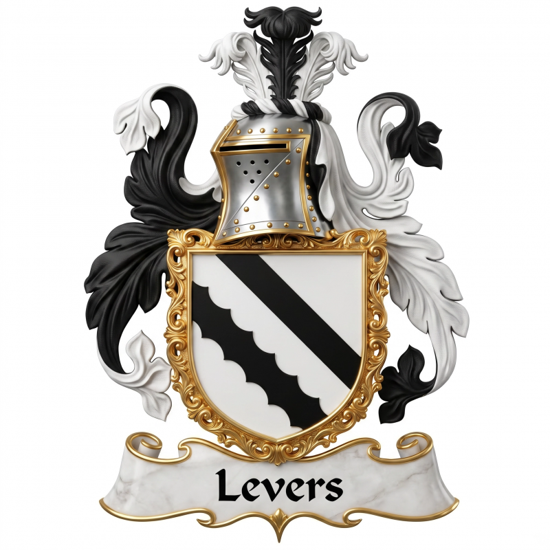 Levers Family Crest - 1

