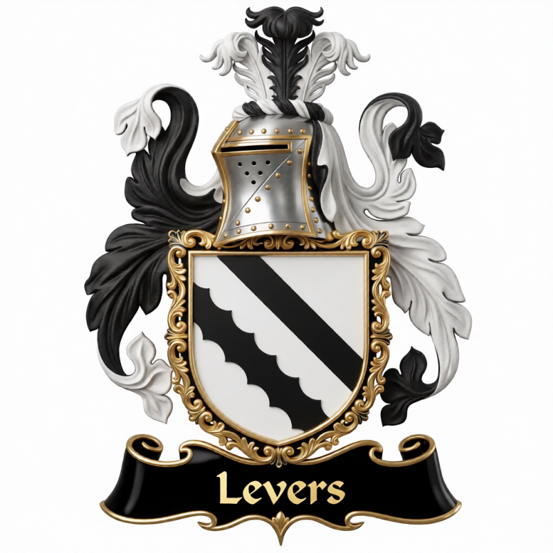 Levers Family Crest - 2
