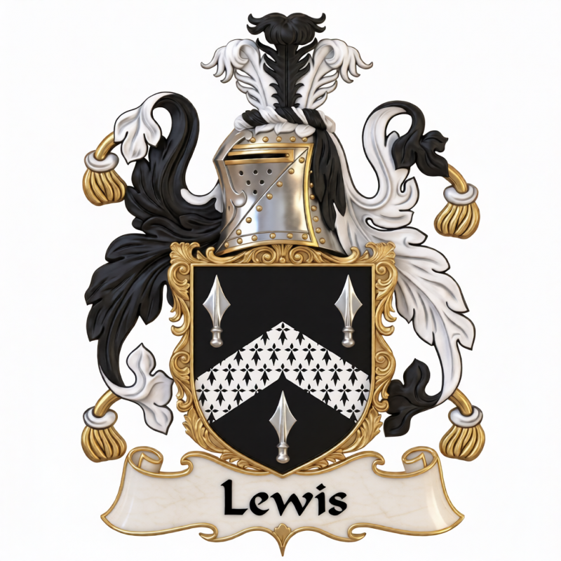 Lewis Family Crest - 1
