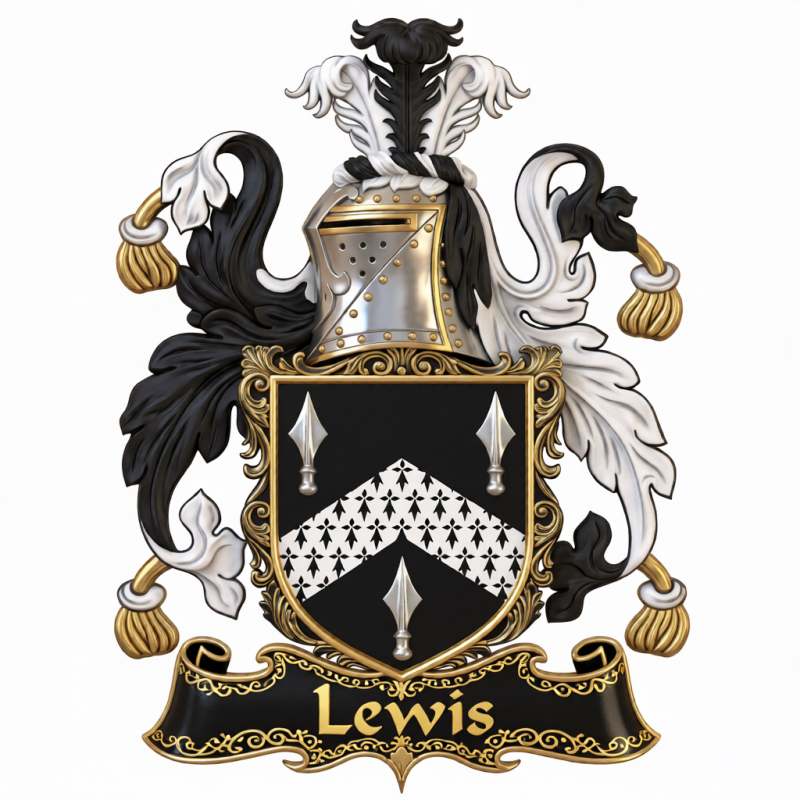 Lewis Family Crest - 2
