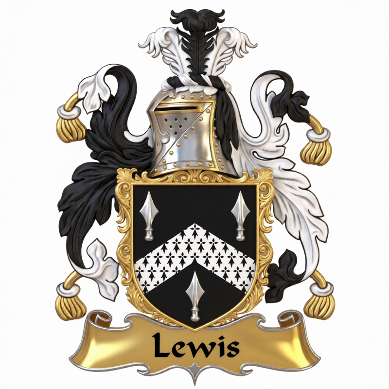 Lewis Family Crest - 3
