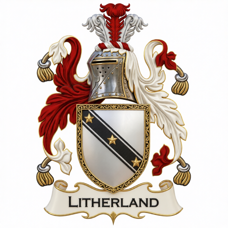 Litherland Family Crest - 1
