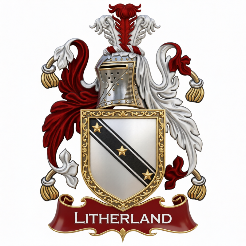 Litherland Family Crest - 3
