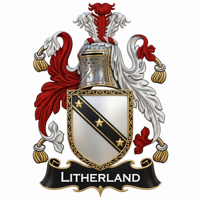 Litherland Family Crest - 4
