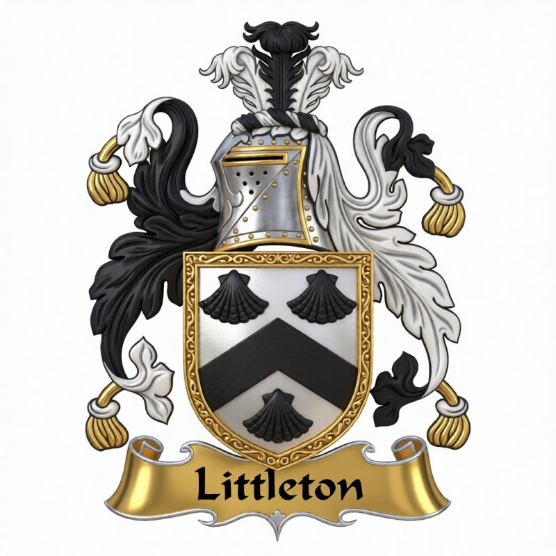 Littleton Family Crest - 3
