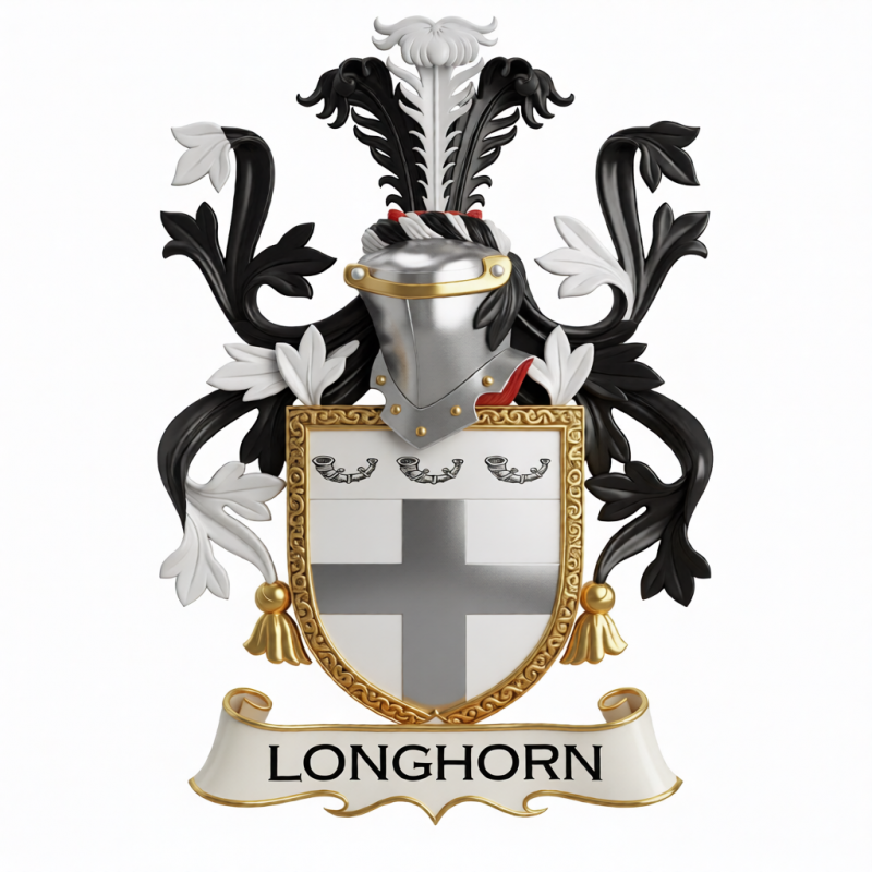 Longhorn Family Crest - 1
