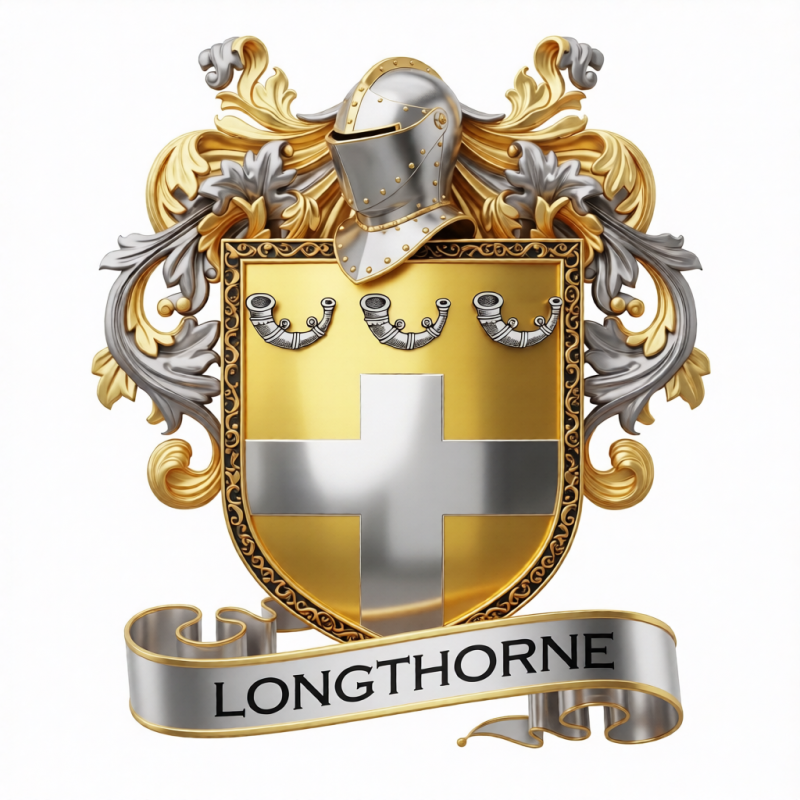 Longthorne Family Crest - 1
