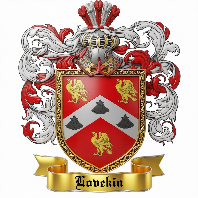 Lovekin Family Crest - 2
