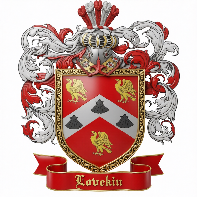 Lovekin Family Crest - 3
