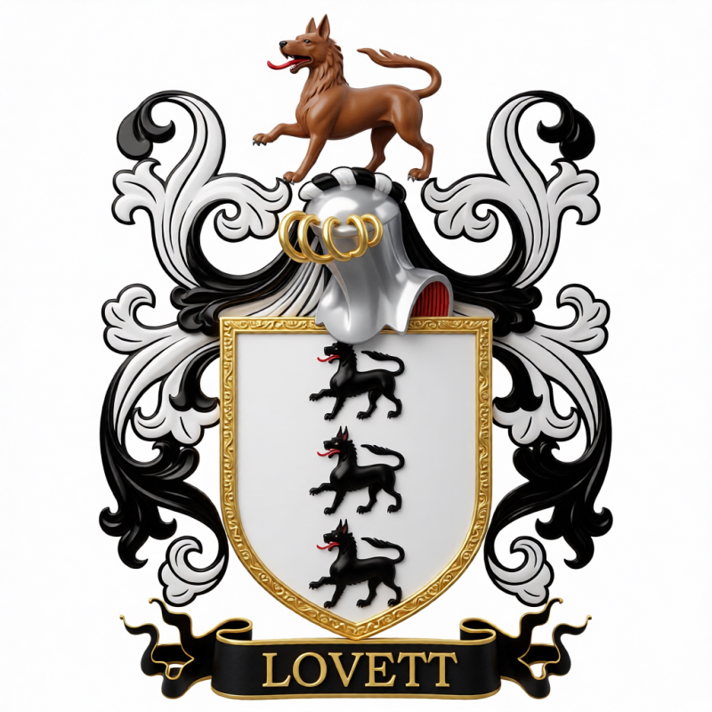 Lovett Family Crest
