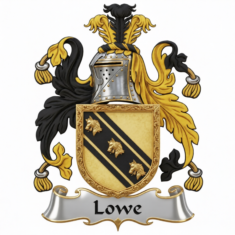 Lowe Family Crest - 1
