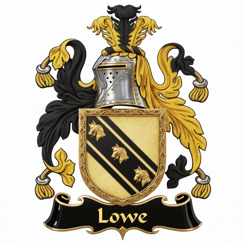 Lowe Family Crest - 3
