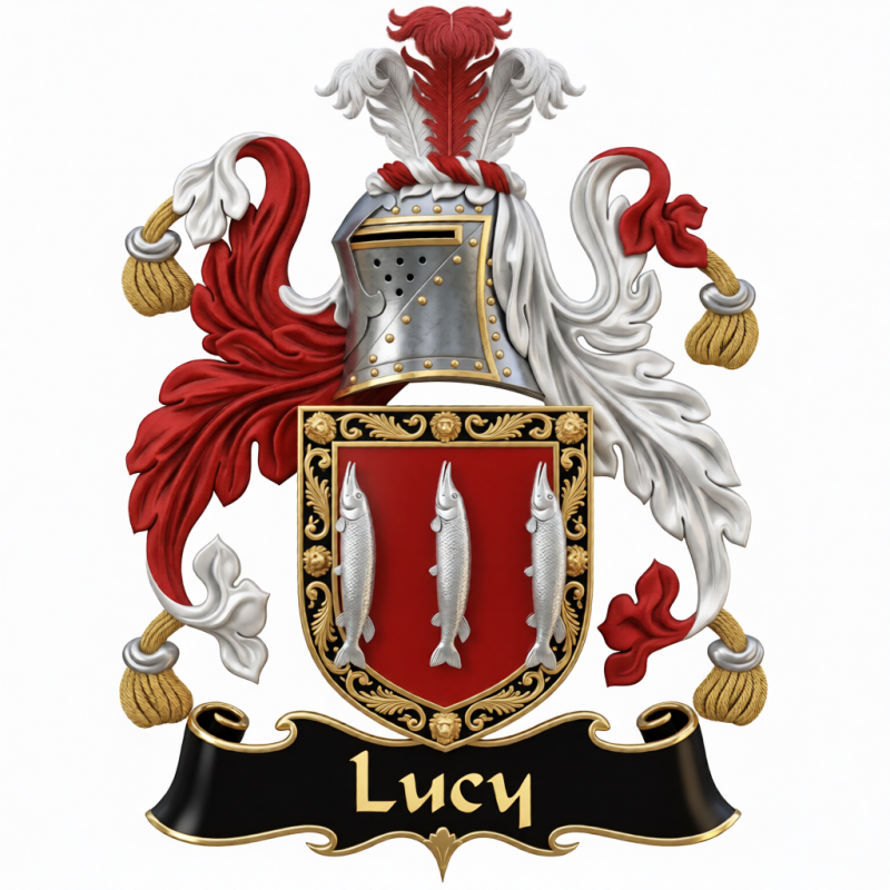 Lucy Family Crest - 1

