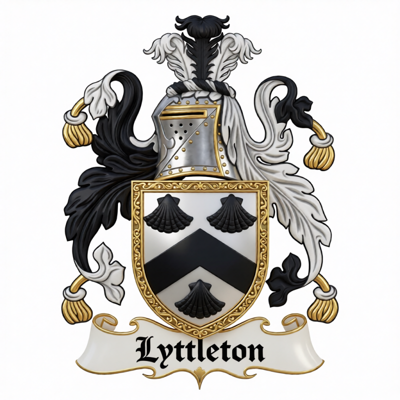 Lyttleton Family Crest - 2
