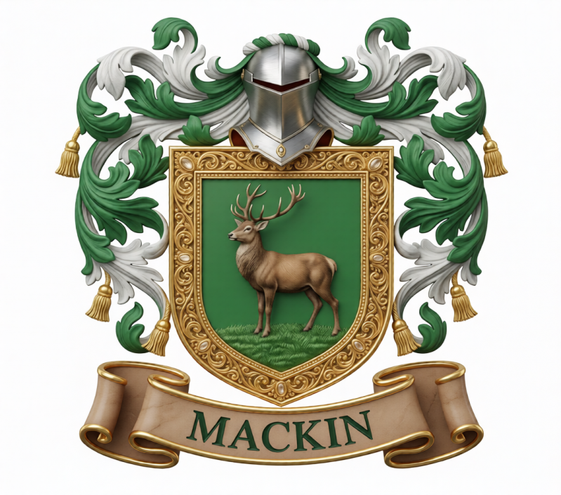 Mackin Family Crest - 2
