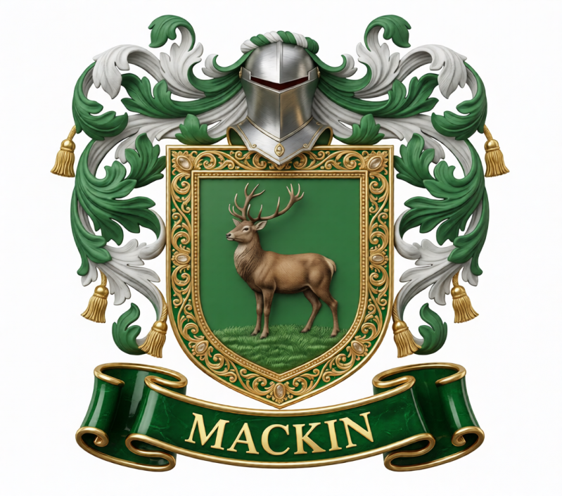 Mackin Family Crest - 3
