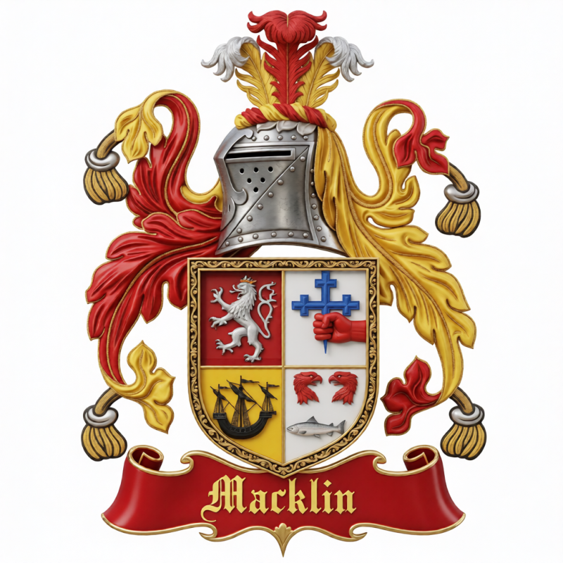 Macklin Family Crest - 1
